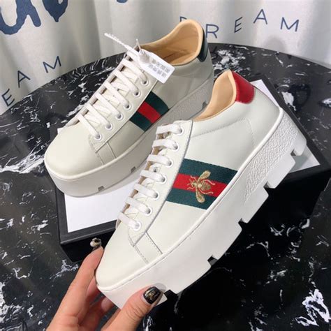 tenis plataforma gucci|gucci sneakers para mujer.